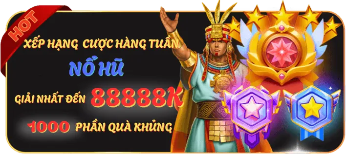 Biểu ngữ hiển thị các giải thưởng và ưu đãi